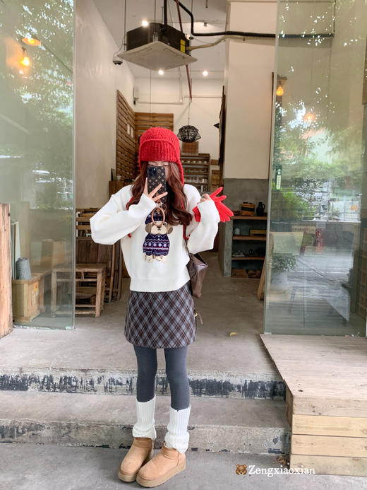 <曾小咸推荐>现货秒杀 ！微信超特价！韩系刺绣小狗毛衣 日常209.99 立减100 秒杀109.99！！ 商品图5