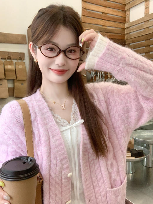 <曾小咸推荐>现货秒杀 ！微信超特价！韩系麻花v领毛衣 日常229.99 立减100 秒杀129.99！！ 商品图14