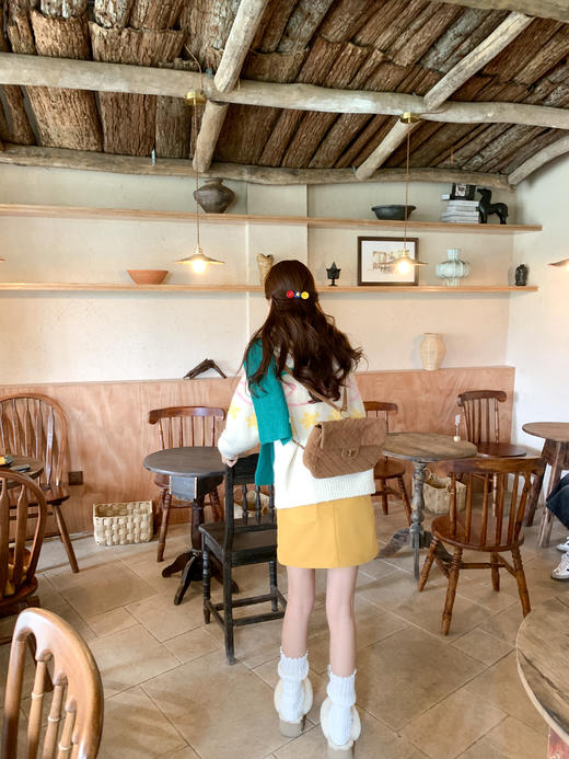 <曾小咸推荐>现货秒杀 ！微信超特价！多巴胺提花毛衣 日常229.99 立减100 秒杀129.99！！ 商品图6