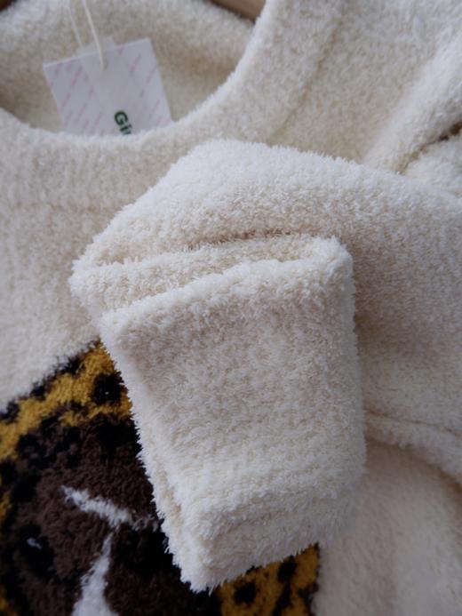 直发 奶乎乎的半边绒，韩国订单 加厚保暖套头睡衣套装 商品图6