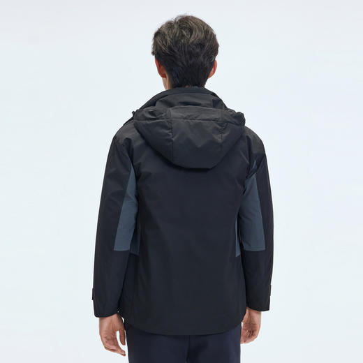 【门店同款&鹅绒】圣得西2025年冬季男士防风连帽羽绒服防寒外套 商品图3