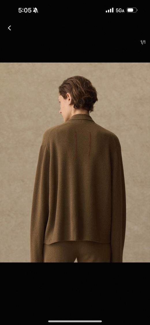 1218-8 uma/1436联名系列全羊绒女生开衫 商品图2