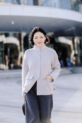 MAISON COVET 纯山羊绒廓形外套