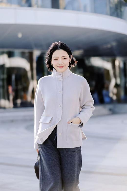 MAISON COVET 纯山羊绒廓形外套 商品图0