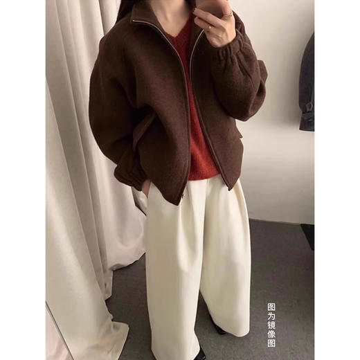 裁缝学苑AS614立领毛呢外套纸样女装短款上衣新款小个子大衣样板图纸 商品图2