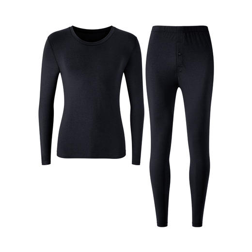 爱帝双面磨绒加厚防寒保暖舒柔暖衣套男/女款可选 商品图14