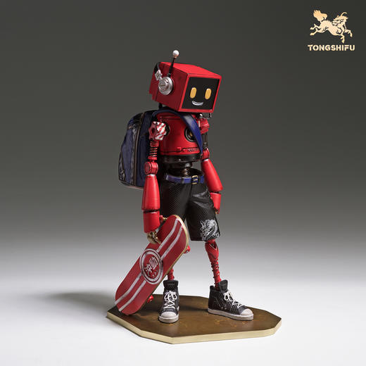 铜师傅《滑板男孩》设计师联名创意潮玩摆件 家居工艺品 男生礼物 商品图2