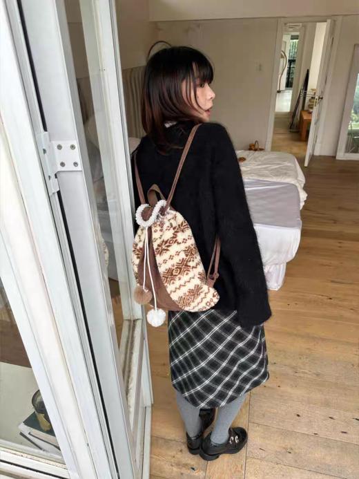 nothe Case布然/NC243113/「北岛絮语」冬日费尔岛双肩包 商品图3