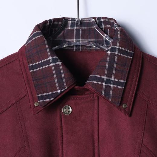 SDSA男士秋冬新款痞帅男装美式复古翻领假两件羽绒服百搭外套时尚 商品图1