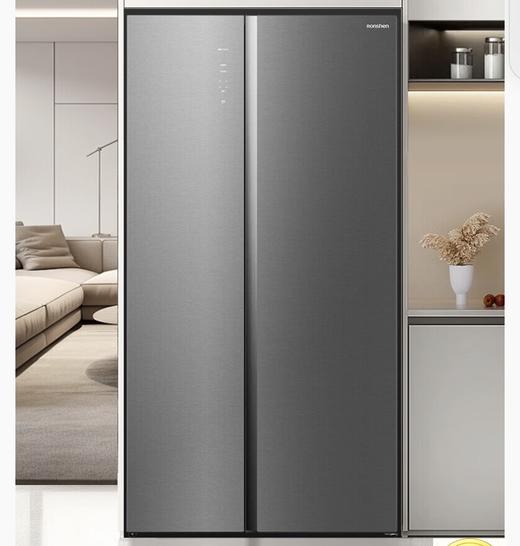 容声（Ronshen）556升 对开门 双变频冰箱 风冷无霜 干湿可调抽屉 -31℃冰封锁鲜 360°立体环绕送风 一级能效BCD-556WVS1HPC 商品图0