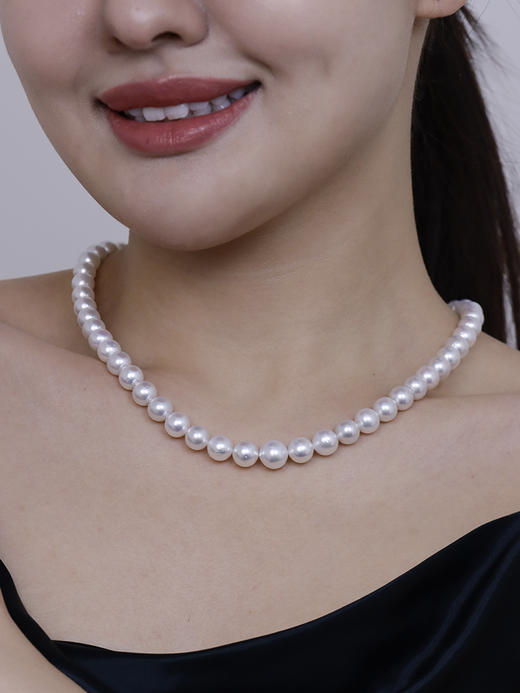 【挚友限定】微瑕澳白珍珠串珠 近正圆8-10.5mm/水滴8-12mm 商品图2