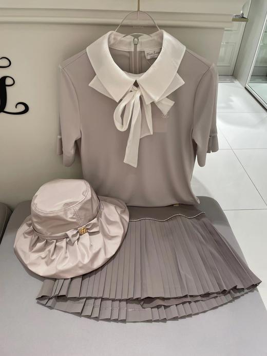 春夏新款女士绢感丝巾中袖polo衫，大气时尚又清新！W222119-24 商品图2