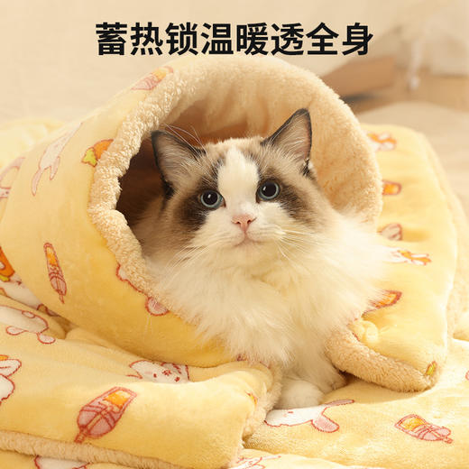 【暖融融毛毯❗️可盖可垫】冬天宠物毛毯猫毯子保暖猫窝秋冬款狗窝毯子猫窝睡垫猫垫猫咪垫子。re 商品图2