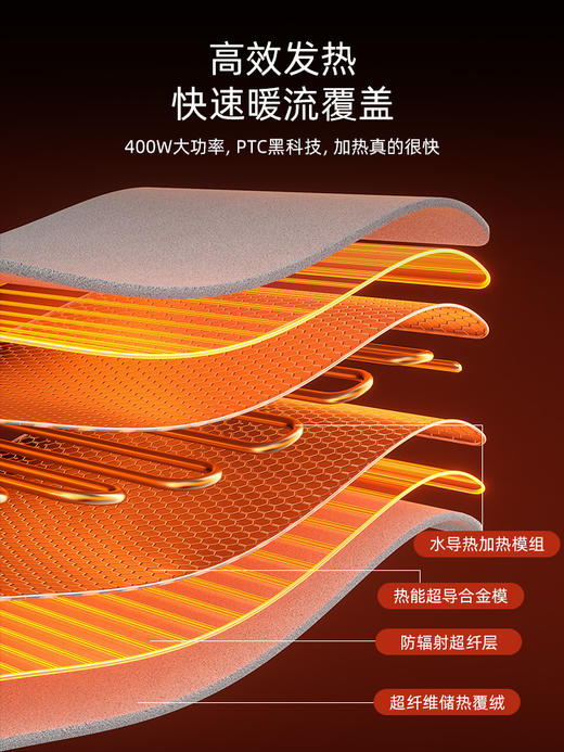 海尔（Haier） 水暖毯双人智能水暖电热毯2025年新款家用调温电热毯电褥子母婴可用除湿除螨水暖电热毯水循环 【1.5m×1.8m】【2m×1.8m】水暖无辐射*除螨率100% 商品图7