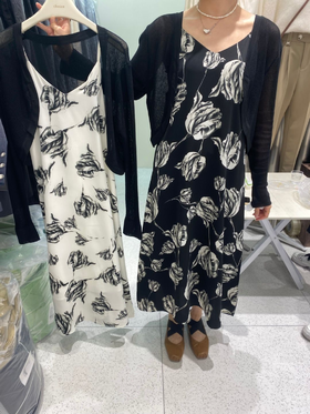 【直播专供款】ENJOY秋季印花吊带裙套装 148904022