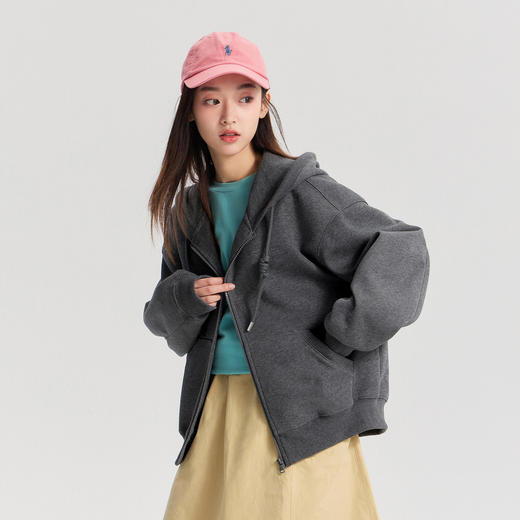 笛莎Deesha青少年女童卫衣2026春季女童连帽卫衣外套 商品图1