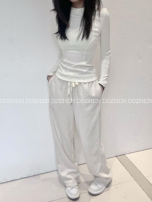 山羊绒蚕丝阔腿裤，上身即享舒适慵懒感，秋冬穿搭高级又自在 商品图6