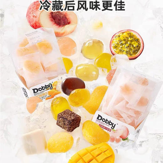 哆比dobby 香脆白桃果汁软糖110g 商品图4