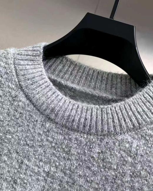 D121806男装精典标准版圆领针织羊毛衫时尚百搭男款毛衣 商品图5