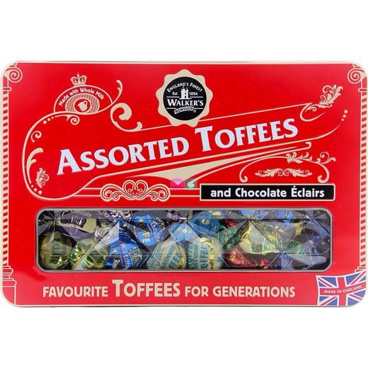 【BF】英国进口糖果Walkers沃尔克斯什锦太妃糖礼盒228g 商品图0