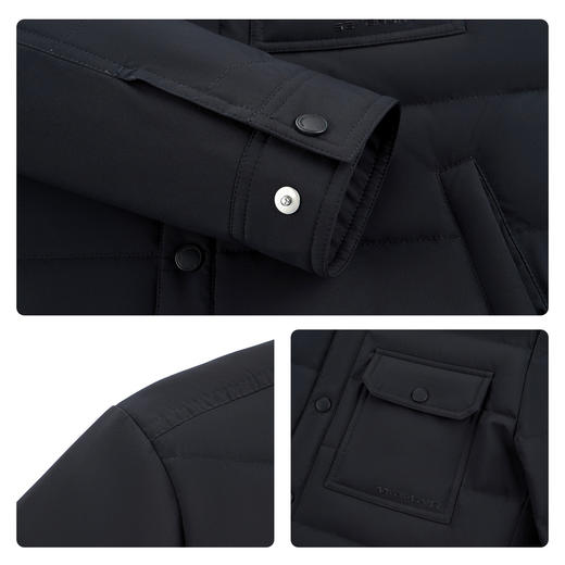 【RDS责任羽绒认证】柒牌羽绒服男士25秋冬新款三防面料休闲外套 商品图3