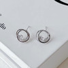 设计感气质多造型耳钉闪锆圆环锆石耳饰-163496477 商品缩略图4