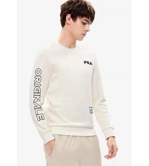 D121803秋冬新款时尚休闲男士加绒圆领卫衣针织套头衫 商品图1