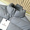 D121807新款男士手臂条纹针织拼接立领棉服外套 商品缩略图4