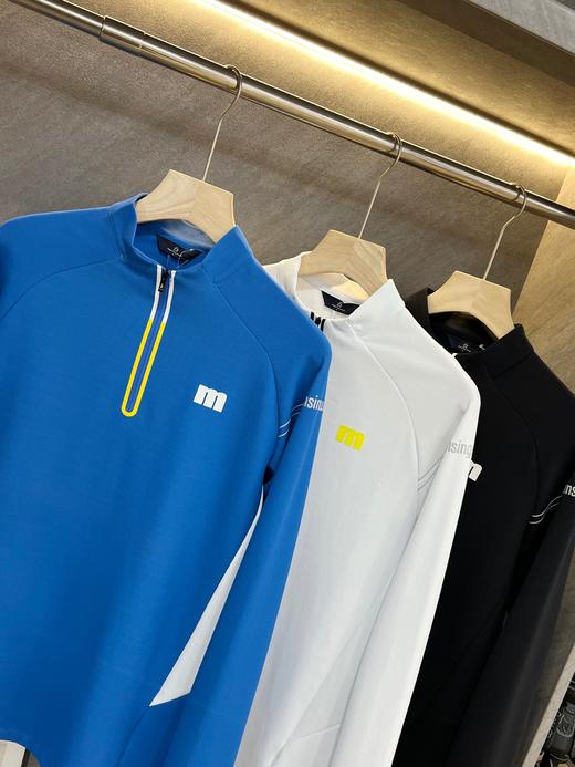 点此购买 万星威冬季男士高尔夫系列加绒半拉链打底衫 ss 338156 商品图6