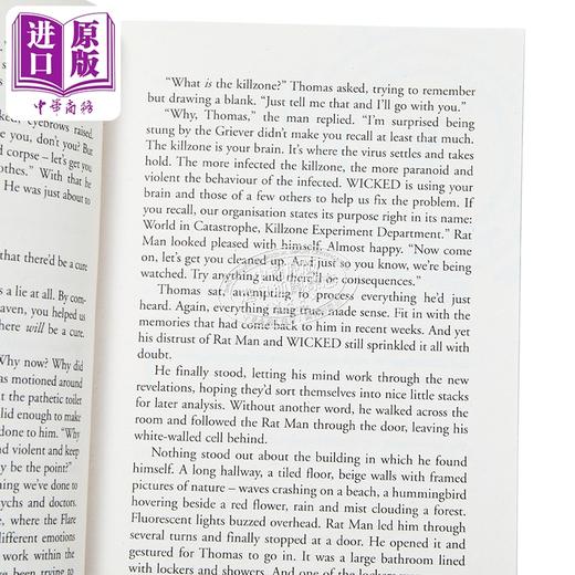 【中商原版】移动迷宫3 死亡解药 The Death Cure aze Runner Series3 英文原版 James Dashner 畅销科幻冒险小说 商品图2