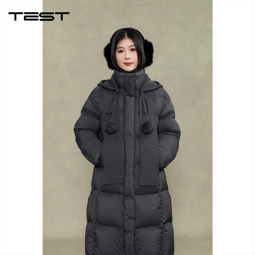 冬上新时尚设计感气质长羽绒服2254001 商品图1