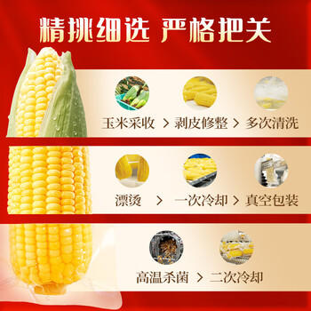 柴火大院 五常黄糯玉米 3.52斤(220g*8根) 杂粮礼盒 低脂粗粮 早餐 东北 /粮油调味 /杂粮 /谷米类 商品图3