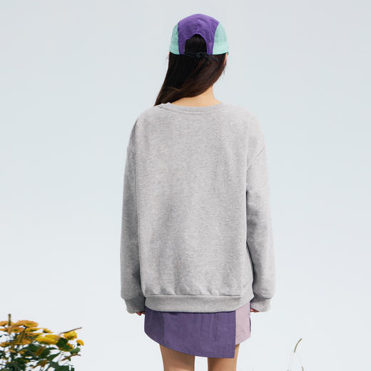 笛莎Deesha青少年女童卫衣2026春季女童圆领魔术贴章仔卫衣 商品图4