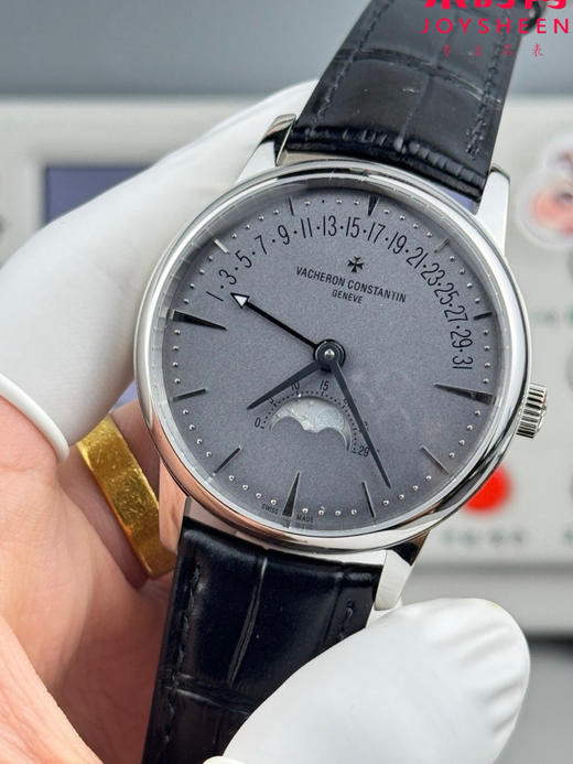 全新升级版 Vacheron constantin 经典之美品鉴江诗丹顿 GR传承系列4010U 逆跳日历款 男士腕表 4010U/000R-B329 商品图4