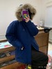D121802加厚户外工装派克羽绒服中长款情侣款大毛领羽绒服 商品缩略图8