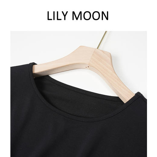 LILY MOON马油三角贴设计感打底衫 商品图2