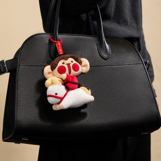 【故宫钥匙扣】马上封侯毛绒钥匙扣包挂件马年吉祥物新年本命年礼物 商品图4