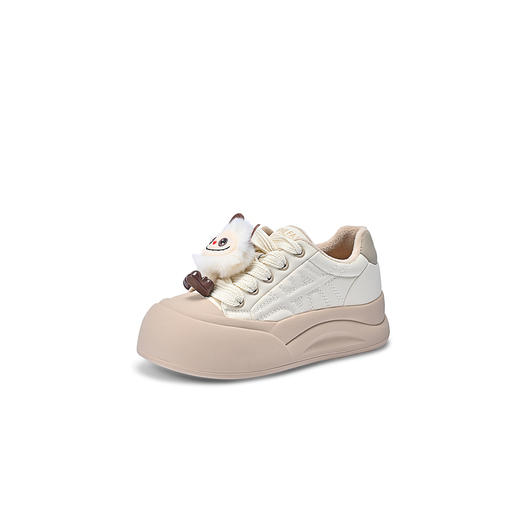 经典鲨2025冬季专柜新款玩偶挂件加绒厚底舒适面包鞋棉鞋女KW194-558151 商品图4