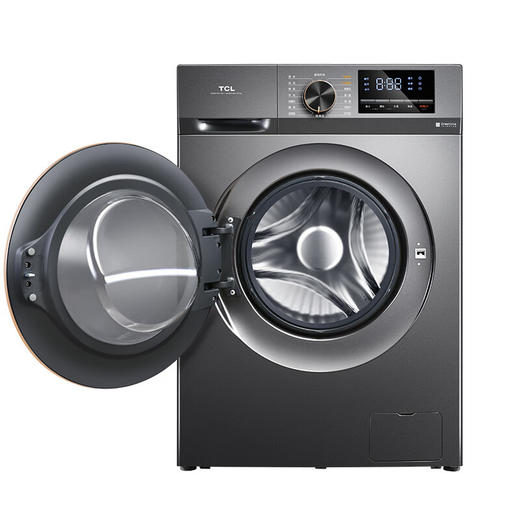 TCL 洗衣机 G100F12S-HD 10KG洗+7KG烘 滚筒 变频 一级能效 不锈钢内桶 星耀灰 洗烘一体 嵌入式 商品图3