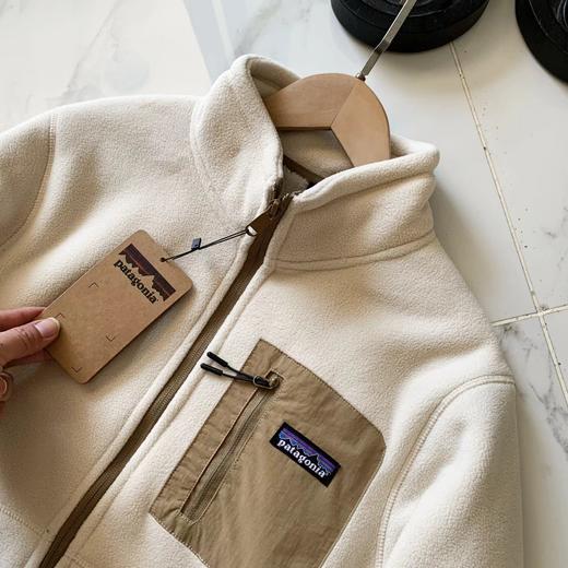 D121835Retro Pile抓绒羊羔绒男士保暖开衫立领拉链外套夹克 商品图11