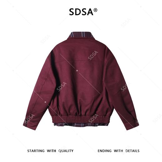SDSA男士秋冬新款痞帅男装美式复古翻领假两件羽绒服百搭外套时尚 商品图4