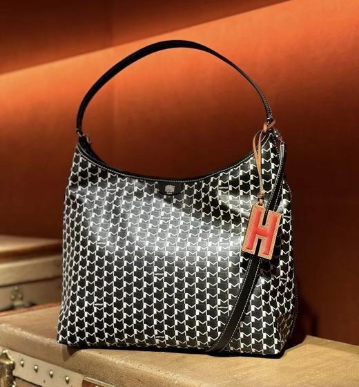 老渠道  莫奈新款HOBO  通勤百搭  帆布老花涂层  配长肩带 商品图0