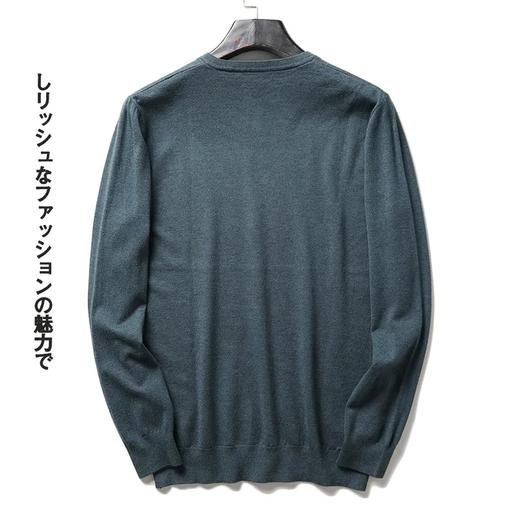 细腻软糯！V领基础百搭长袖针织毛衣 商品图4