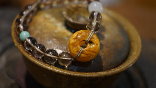 老蜜蜡｜黄水晶 商品图1