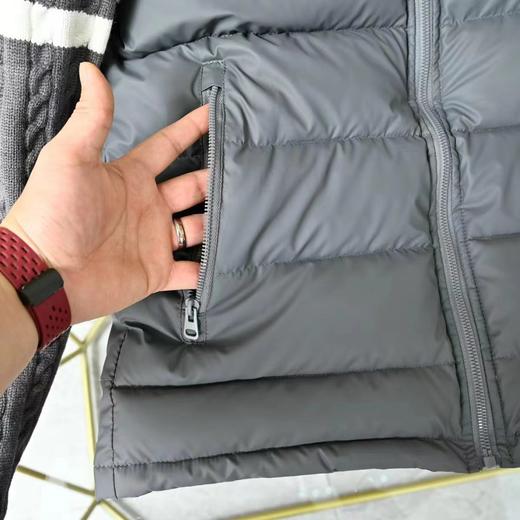 D121807新款男士手臂条纹针织拼接立领棉服外套 商品图5