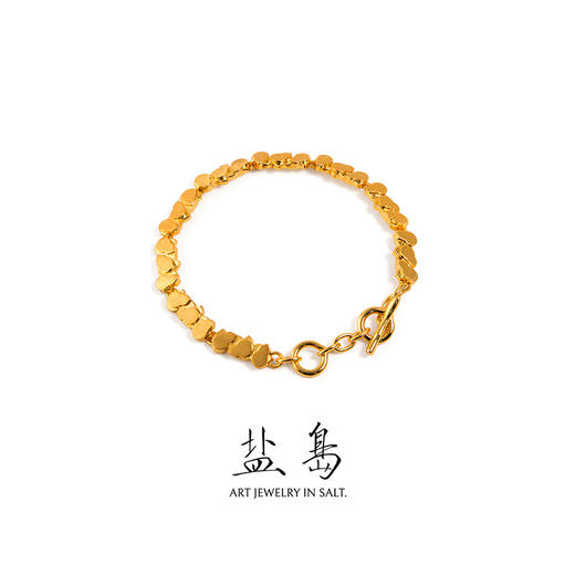 盐岛 葫芦系列拉丝单层手链 商品图0