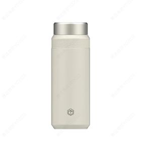 京东京造三段式泡茶保温杯霜月白400ml