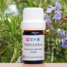 樟脑迷迭香精油 西班牙产地直采 清爽提振香气活力香氛