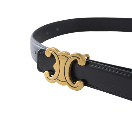 三彩2026新款二层牛皮腰带配饰金属扣长款收腰皮带高级感油边ins 商品图2