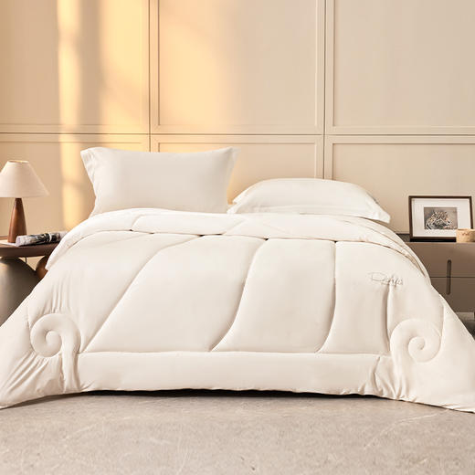 多喜爱 暖阳澳洲纯羊毛冬被【100%澳洲进口羊毛】【磨绒面料】蓄热保暖  精美织带 烫钻工艺 商品图0